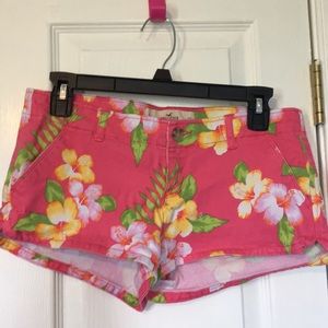Hollister flower shorts